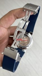 Ulysse Nardin Marine Chronometer Manufacture Beyaz Mavi Kadran 43mm Silver Replika Saat