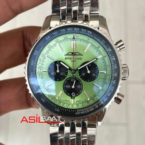 Breitling Navitimer B01 Chronograph AB0138 Yeşil Erkek Kol Saati