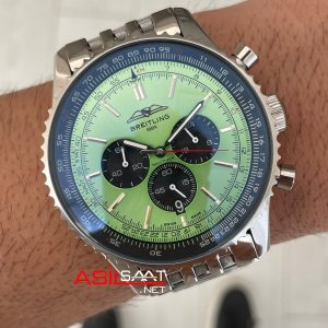 Breitling Navitimer B01 Chronograph AB0138 Yeşil Erkek Kol Saati