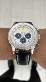 Breitling Navitimer B01 Chronograph Panda AB0127 Beyaz Kadran 45mm Erkek Kol Saati