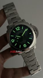 Panerai Luminor Marina PAM00693 Yeşil Kadran 44mm Silver Replika Saat