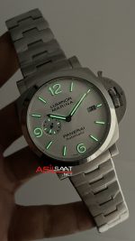 Panerai Luminor Marina PAM00978 Beyaz Kadran 44mm Silver Replika Saat