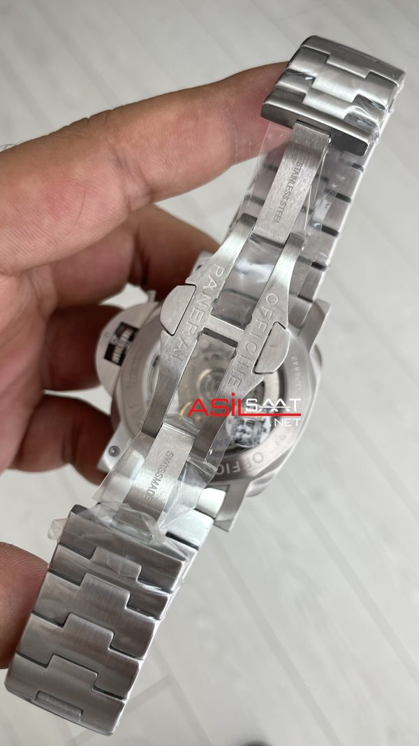Panerai Luminor Marina PAM00978 Beyaz Kadran 44mm Silver Replika Saat Panerai Luminor Marina PAM00978 Beyaz Kadran 44mm Silver Replika Saat