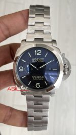 Panerai Luminor Marina Pam01562 Siyah Kadran 44mm Silver Replika Saat
