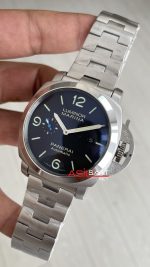 Panerai Luminor Marina Pam01562 Siyah Kadran 44mm Silver Replika Saat