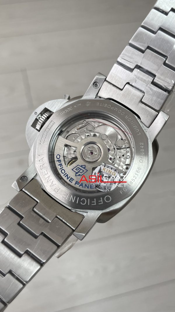 Panerai Luminor Marina Pam01562 Siyah Kadran 44mm Silver Replika Saat