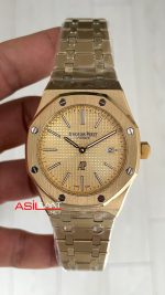 Audemars Piguet Royal Oak Jumbo Extra Thin Gold 15202 Replika Saat