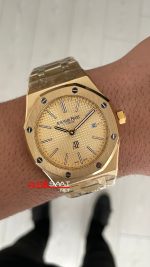 Audemars Piguet Royal Oak Jumbo Extra Thin Gold 15202 Replika Saat