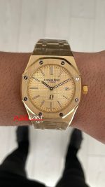 Audemars Piguet Royal Oak Jumbo Extra Thin Gold 15202 Replika Saat