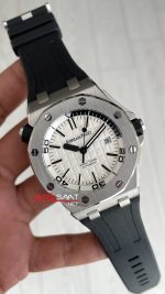 Audemars Piguet Royal Oak Offshore Diver Beyaz Kadran 15710ST Silver 42 mm Replika Saat