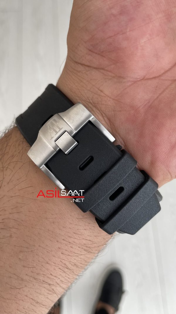 Audemars Piguet Royal Oak Offshore Diver Beyaz Kadran 15710ST Silver 42 mm Replika Saat