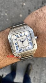 Cartier De Santos Beyaz Replika Saat