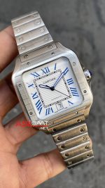 Cartier De Santos Beyaz Replika Saat
