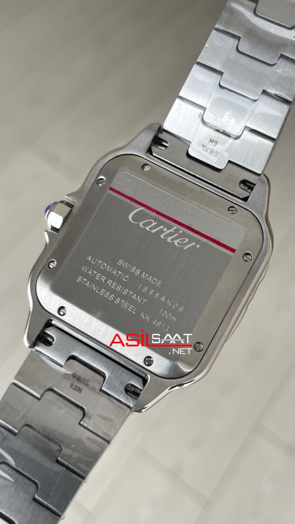Cartier Santos WSSA0018 Beyaz Large 40mm Replika Saat Cartier Santos WSSA0018 Beyaz Large 40mm Replika Saat
