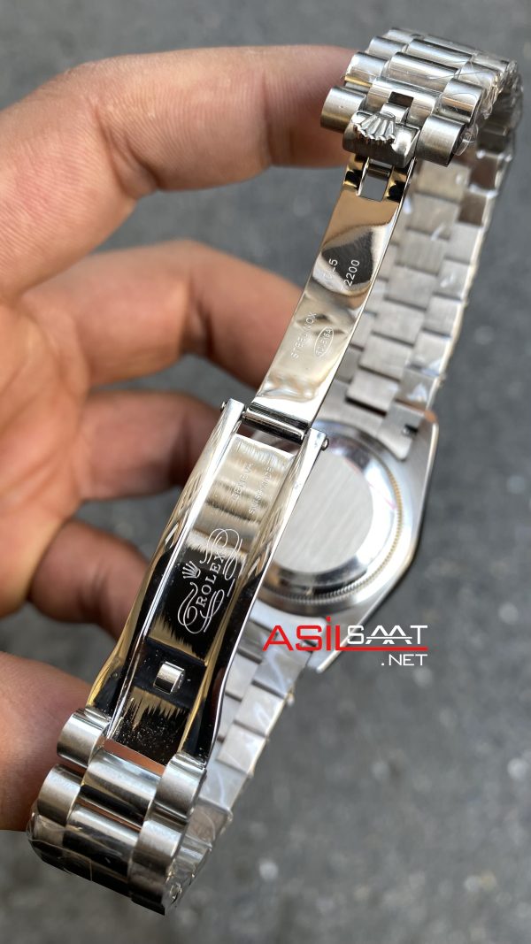 Rolex Day Date 128239 President Mavi Kadran Kadın Saati 36 mm Replika Saat