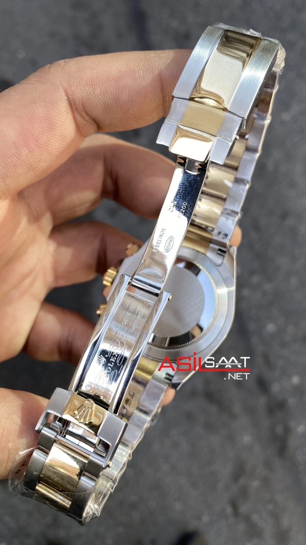 Rolex Daytona 116523 Beyaz Taşlı Kadran Replika Saat