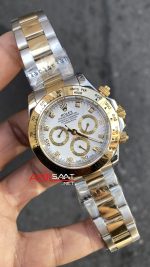 Rolex Daytona 116523 Beyaz Taşlı Kadran Replika Saat