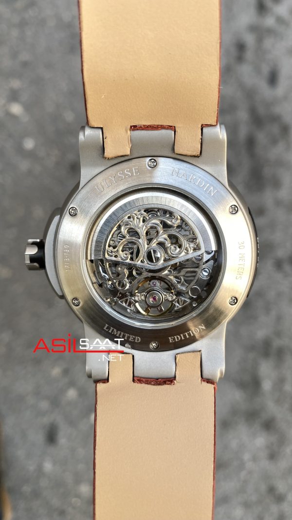 Ulysse Nardin Skeleton Executive Flying Kırmızı Replika Saat