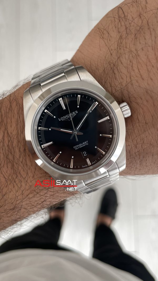 Longines Conquest Siyah Replika Saat