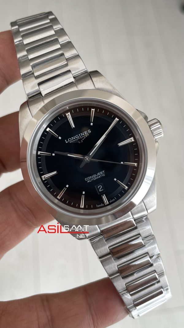 Longines Conquest Siyah Replika Saat