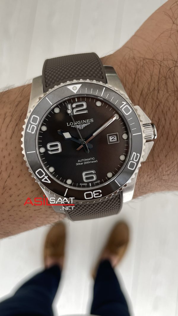 Longines Hydroconquest Gri Kauçuk