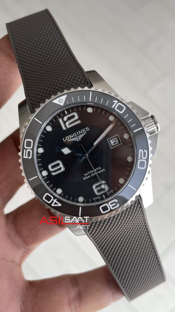 Longines Hydroconquest Gri Kauçuk