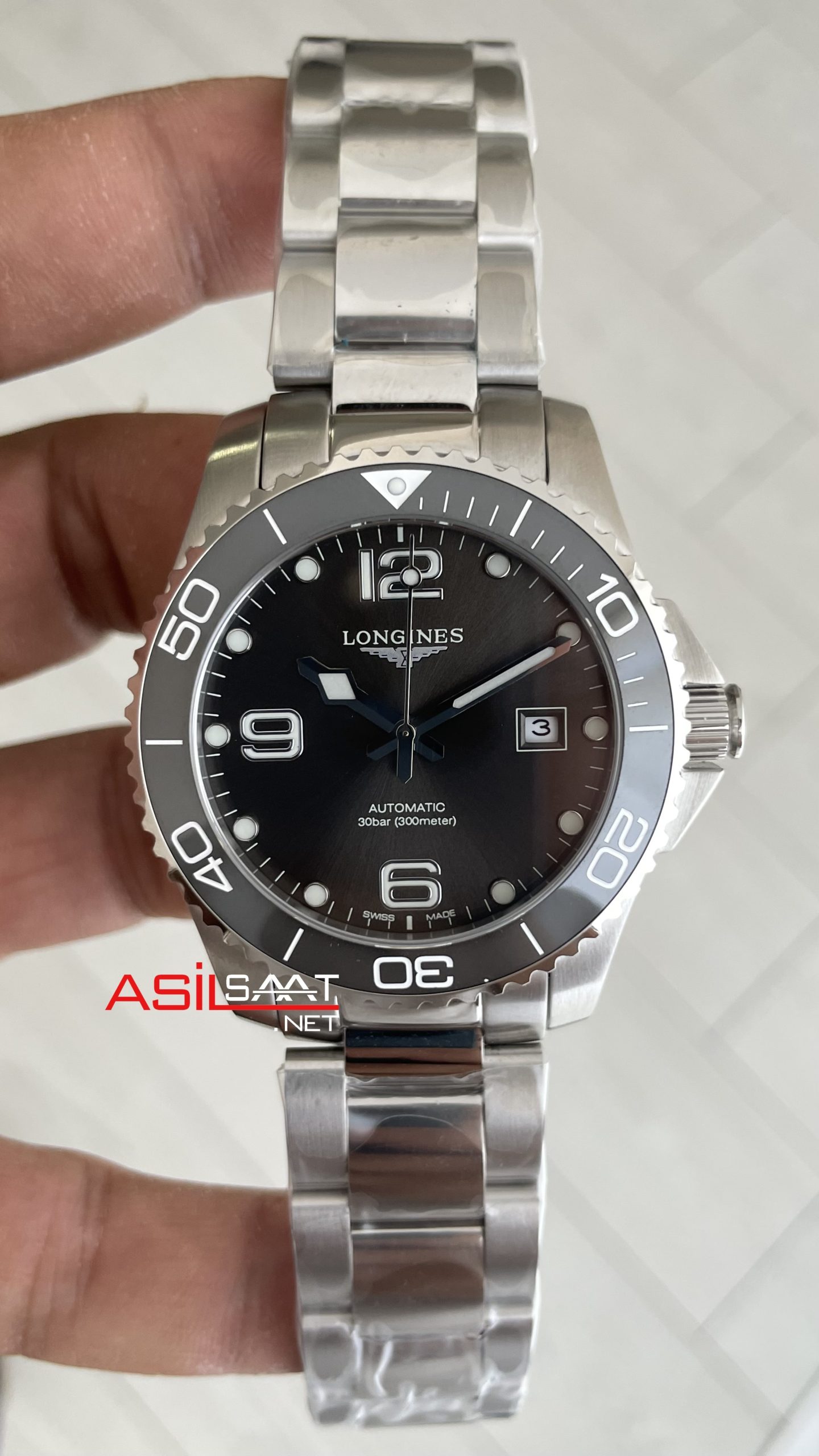 Longines Hydroconquest Gri Replika Saat Longines Hydroconquest Gri Replika Saat