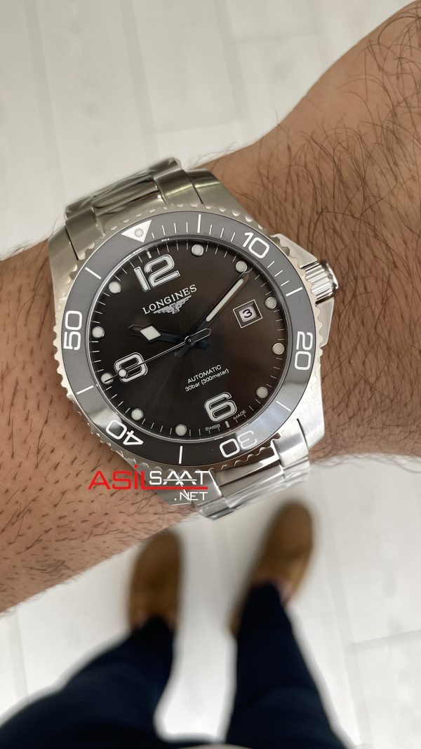 Longines Hydroconquest Gri Replika Saat Longines Hydroconquest Gri Replika Saat
