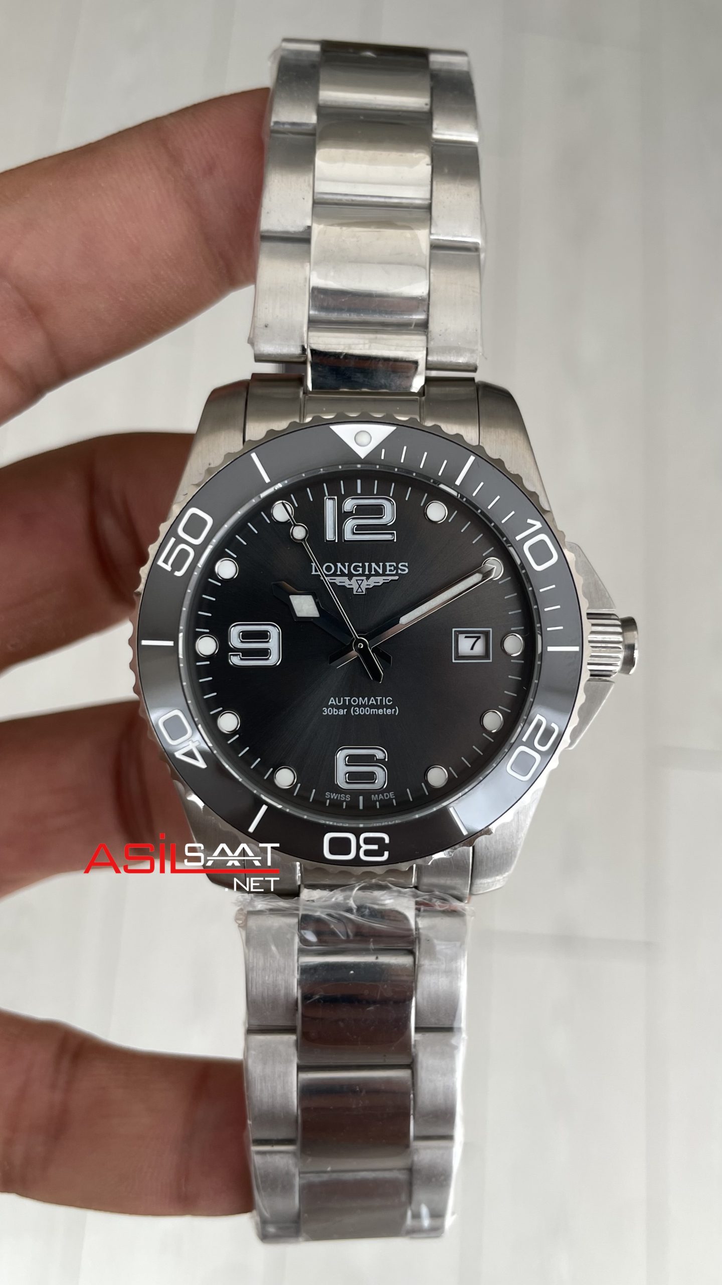 Longines Hydroconquest Gri Replika Saat Longines Hydroconquest Gri Replika Saat
