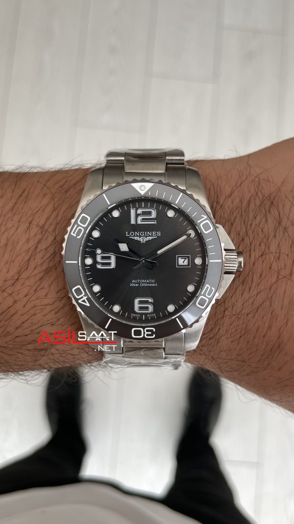 Longines Hydroconquest Gri Replika Saat Longines Hydroconquest Gri Replika Saat