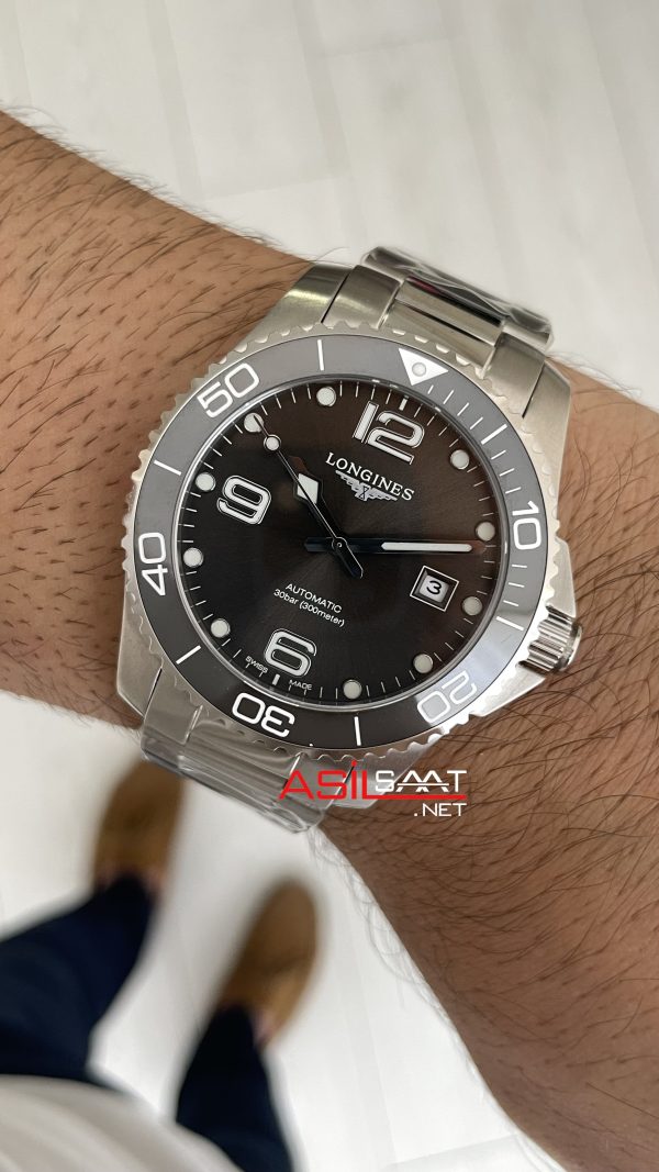 Longines Hydroconquest Gri Replika Saat Longines Hydroconquest Gri Replika Saat