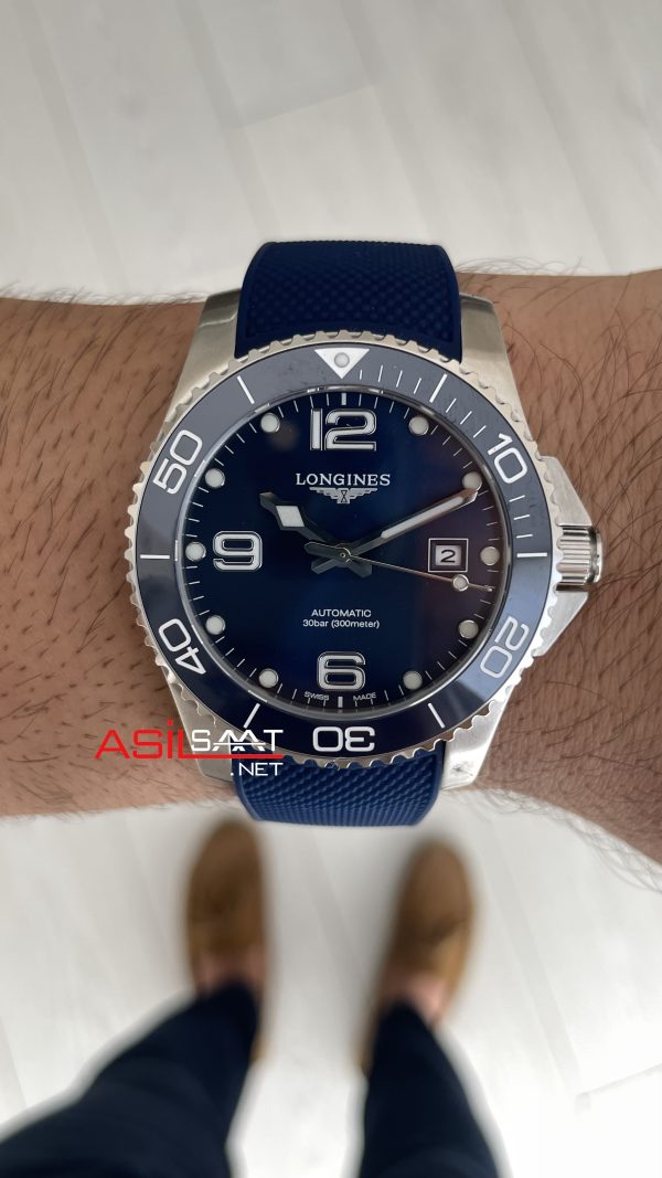 Longines Hydroconquest Mavi Kauçuk Longines Hydroconquest Mavi Kauçuk