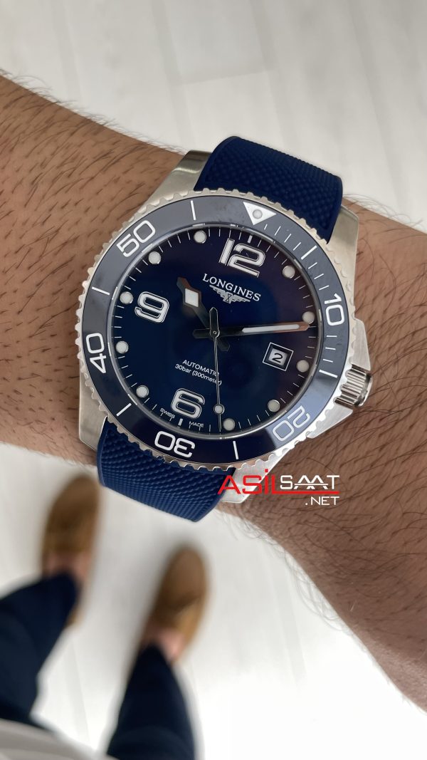 Longines Hydroconquest Mavi Kauçuk Longines Hydroconquest Mavi Kauçuk
