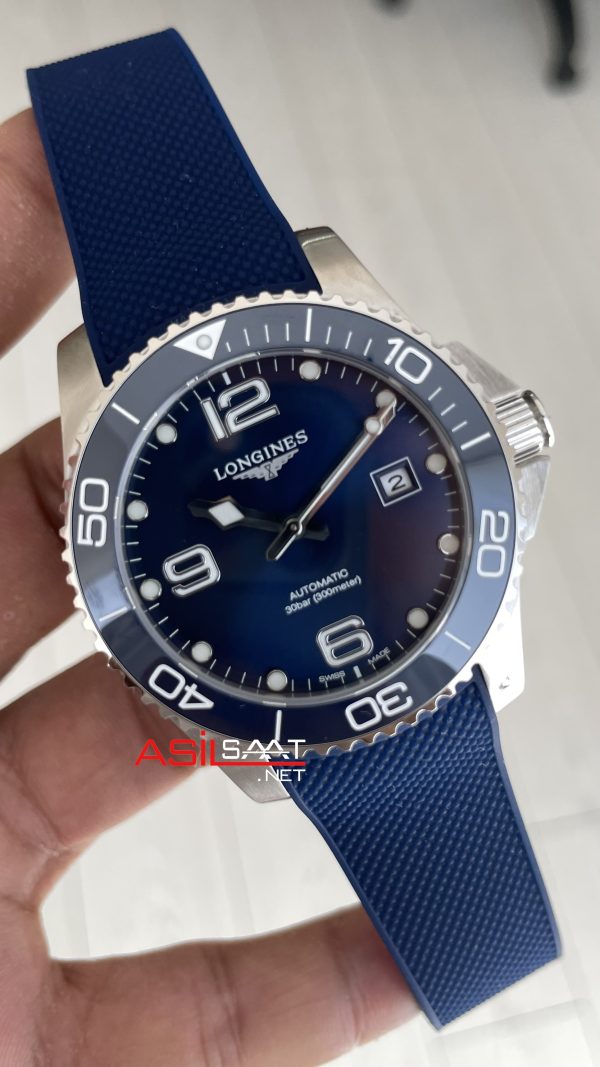 Longines Hydroconquest Mavi Kauçuk Longines Hydroconquest Mavi Kauçuk