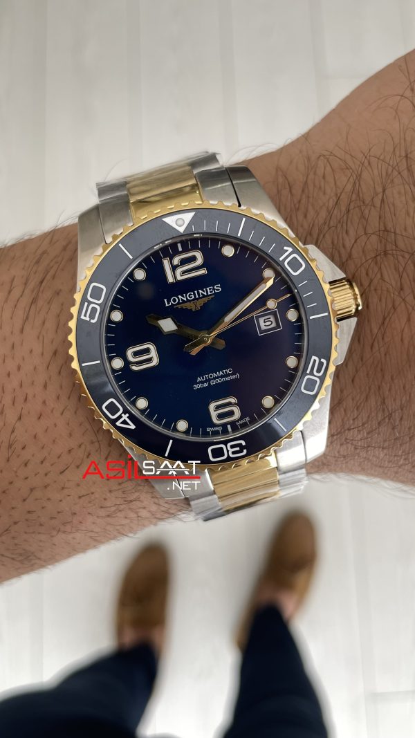 Longines Hydroconquest Mavi Two Tone