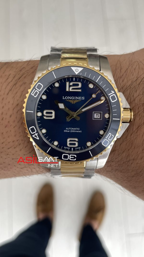 Longines Hydroconquest Mavi Two Tone
