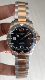 Longines Hydroconquest Siyah Çelik ve Bakır