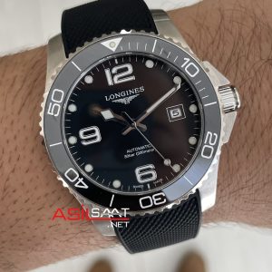 Longines Hydroconquest Siyah Kauçuk