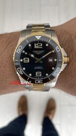 Longines Hydroconquest Siyah Two Tone