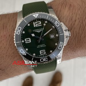 Longines Hydroconquest Yeşil Kauçuk