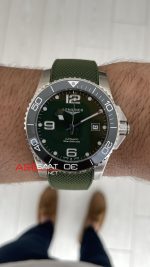 Longines Hydroconquest Yeşil Kauçuk