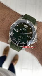 Longines Hydroconquest Yeşil Kauçuk