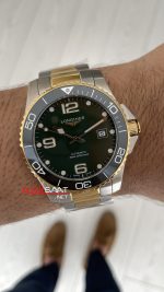 Longines Hydroconquest Yeşil Two Tone