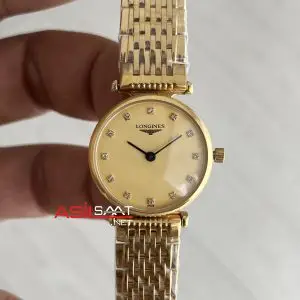 Longines La Grande Classique De Champagne Taşlı Kadın Kol Saati