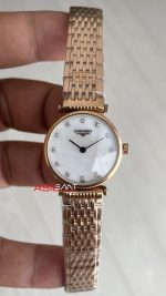 Longines La Grande Classique De Rose Beyaz Taşlı Kadın Kol Saati
