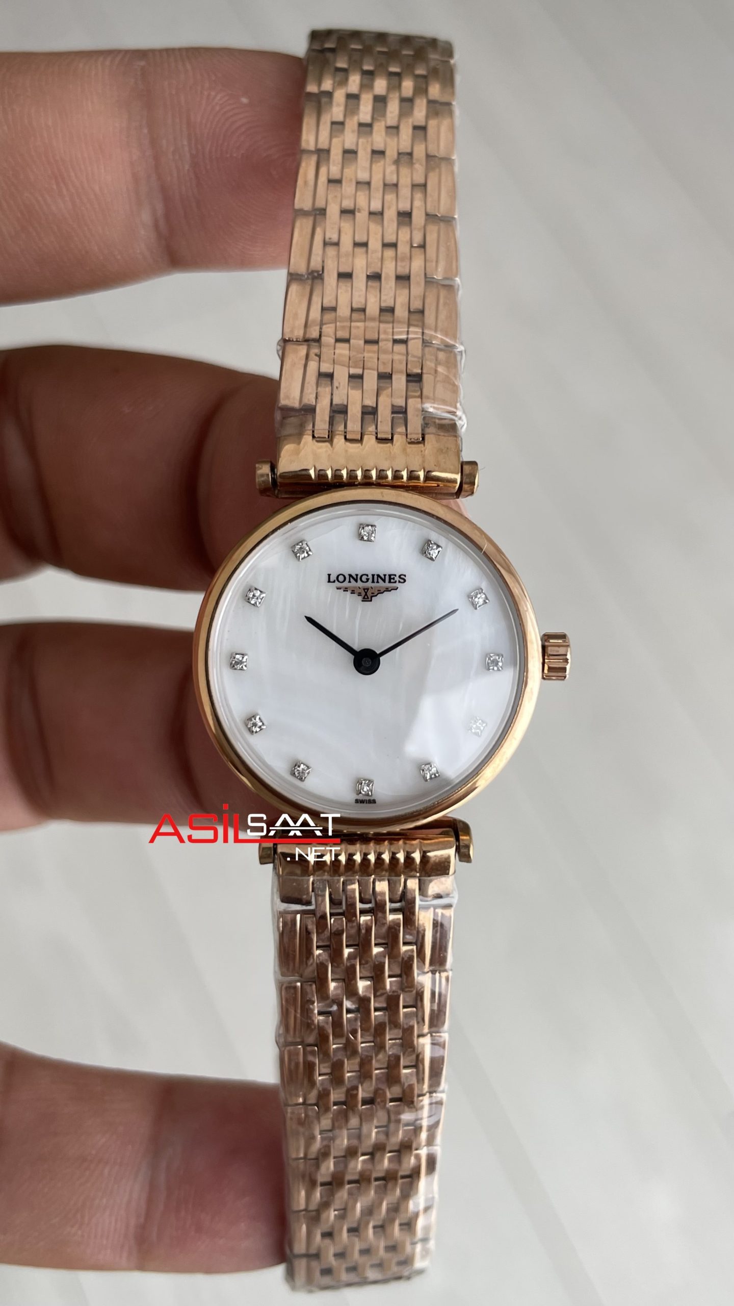 Longines La Grande Classique De Rose Beyaz Taşlı Kadın Kol Saati Longines La Grande Classique De Rose Beyaz Taşlı Kadın Kol Saati