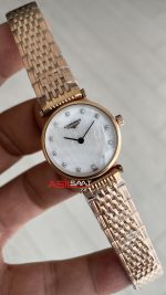 Longines La Grande Classique De Rose Beyaz Taşlı Kadın Kol Saati