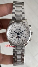 Longines Master Collection Moonphase Chrono Beyaz