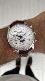 Longines Master Collection Moonphase Chrono Beyaz Replika Saat