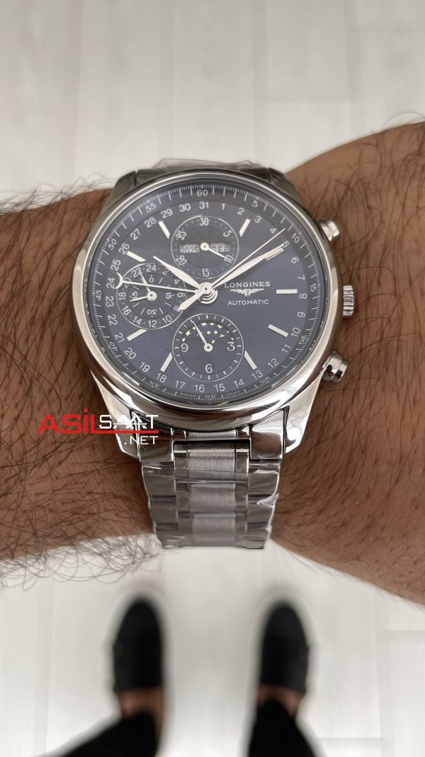 Longines Master Collection Moonphase Chrono Mavi